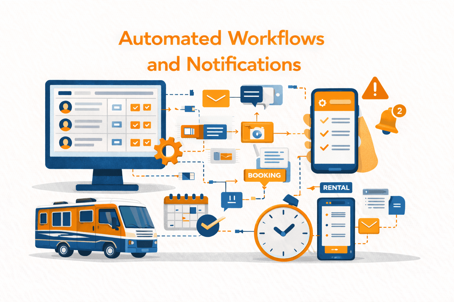 Automated Notifications — RentLogic screenshot